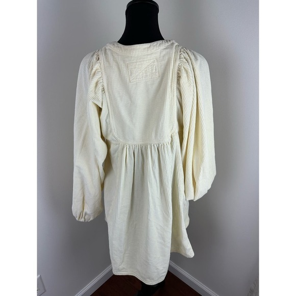 NWT Free People Covered in Corduroy Ivory Tunic size XS - Picture 5 of 9